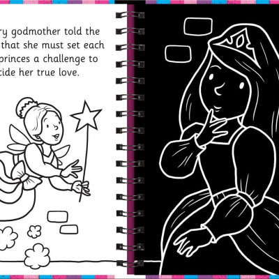 Scratch & Draw Princess - Scratch Art Activity Book