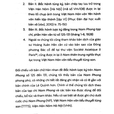 Bắc Hành Lược Ký