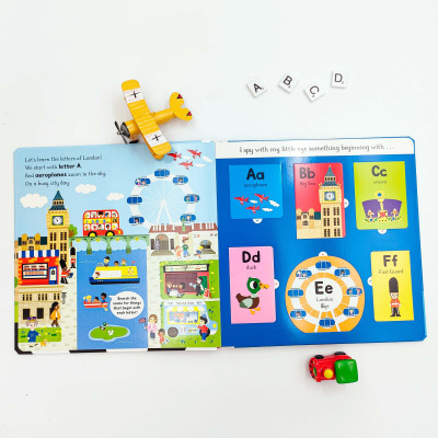 My First London Alphabet - SÁCH TƯƠNG TÁC LẬT MỞ HỌC BẢNG CHỮ CÁI