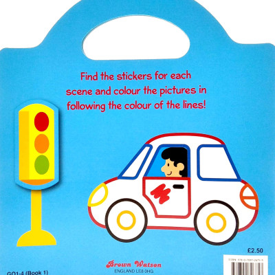 Things That Go Sticker & Colour: Cars