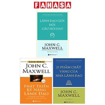 Combo Sách Lãnh Đạo Của John C.Maxwell (Bộ 3 Cuốn)
