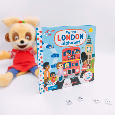 My First London Alphabet - SÁCH TƯƠNG TÁC LẬT MỞ HỌC BẢNG CHỮ CÁI