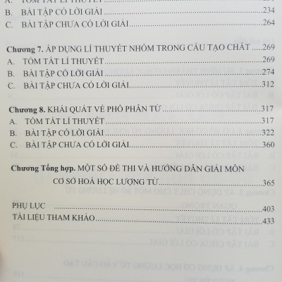 Bài Tập Hóa Lí Tập 1: Cơ Sở Hóa Học Lượng Tử