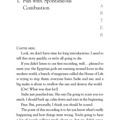 The Kane Chronicles Book 2: The Throne Of Fire