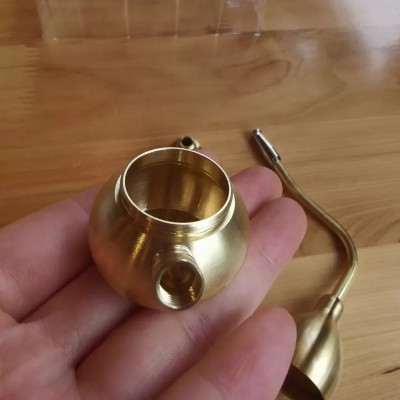 Bình Hồ Lô Lọc Thuốc L,á Bằng Đồng Cao Cấp. Bình Hồ Lô Lọc Bằng Nước, Sử Dụng Đa Năng Tiện Lợi, Tháo Lắp Vệ Sinh Dễ Dàng