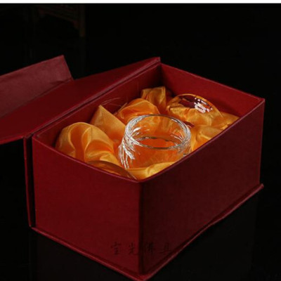 Chến thờ, ly nước cúng Phật hình bông sen pha lê cao cấp