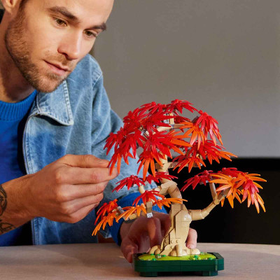 Đồ Chơi Lắp Ráp Cây Bonsai Lá Phong Đỏ LEGO BOTANICALS 10348 (474 chi tiết)