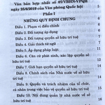 Luật Sở hữu trí tuệ năm 2005 ( Sửa dổi, bổ sung năm 2009,2019 )