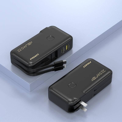 Sạc Dự Phòng Pisen Quick - High Power Box 22.5W 10000mAh - Màu Đen