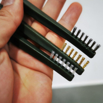 Combo 3 Bàn Chải 2 Đầu Chuyên Dùng Đánh Lốc Máy, Vệ Sinh Sên Xe