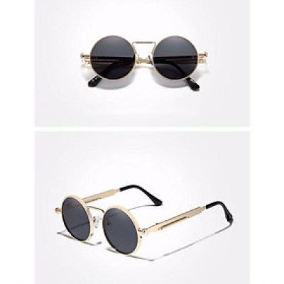 Kính râm Mắt Tròn Thời Trang Ulzzang Hàn Quốc Cao Cấp + Tặng Phụ Kiện