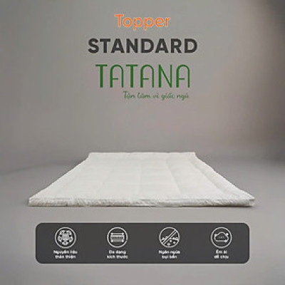 Topper Tatana Standard-Tấm trải đa năng, tấm tăng tiện nghi,  mềm mại, Êm ái-180x200x5cm