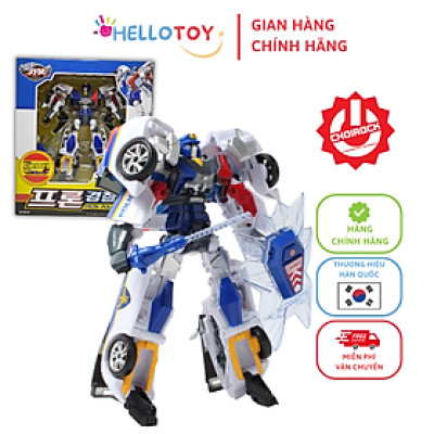 Đồ Chơi Mô Hình Lắp Ráp Xe Hơi Biến Hình Cỡ Lớn HELLO CARBOT Fron Police