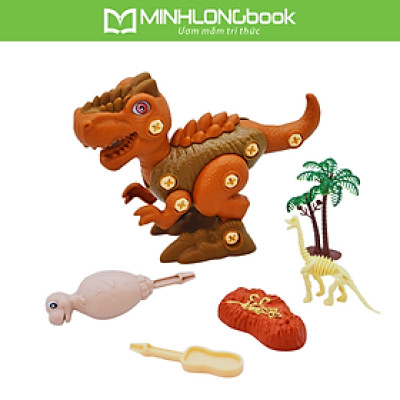 Đồ Chơi DUKA: Khủng Long Lắp Ghép - Khủng Long Ba Sừng/Khủng Long Bạo Chúa/Khủng Long Ăn Thịt