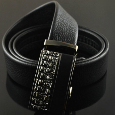 Thắt Lưng Nam Cao Cấp AT Leather P104 - Đen