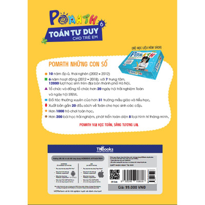 Sách POMATH - Toán Tư Duy Cho Trẻ 4-6 Tuổi (Tập 6)