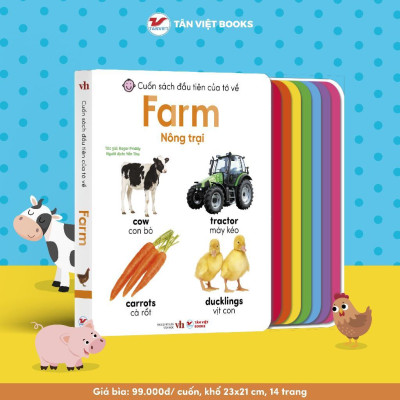 Sách - Cuốn Sách Đầu Tiên Của Tớ Về - Song Ngữ Anh - Việt - Chọn Lẻ 5 Chủ Đề - Tân Việt Books