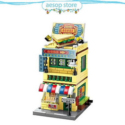 Đồ chơi lắp ráp Mô hình Nhà hàng Mong Kok HongKong K28002