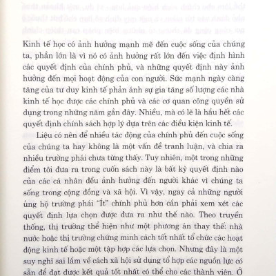 Thị Trường, Nhà Nước Và Người Dân - Kinh Tế Học Về Chính Sách Công
