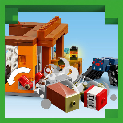 Đồ Chơi Lắp Ráp Chuyến Thám Hiểm Mỏ Nhím Biển LEGO MINECRAFT 21269 (247 chi tiết)