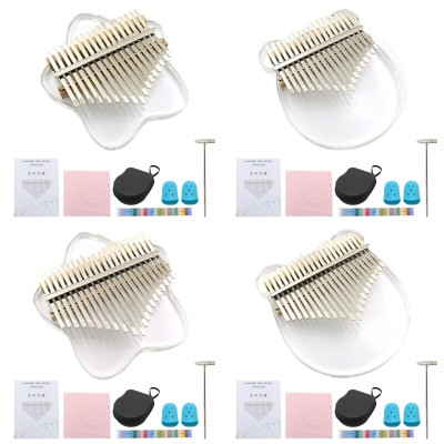 Đàn Kalimba Trong Suốt 17 Phím | Thiết Kế Pha Lê, Âm Thanh Trong Vắt