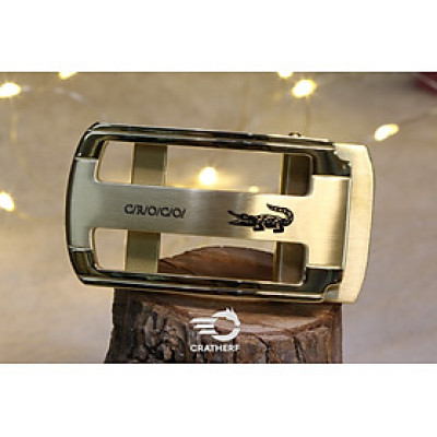 Mặt Khóa Thắt Lưng Cao Cấp - Đầu Khóa Dây Nịt MTA012WB -Mặt Khóa Inox 316 Nguyên Khối