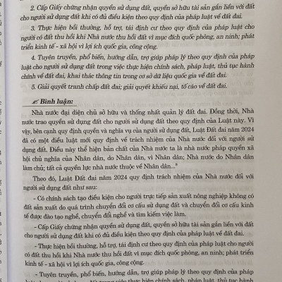 Bình Luận Khoa Học Luật Đất Đai Năm 2024