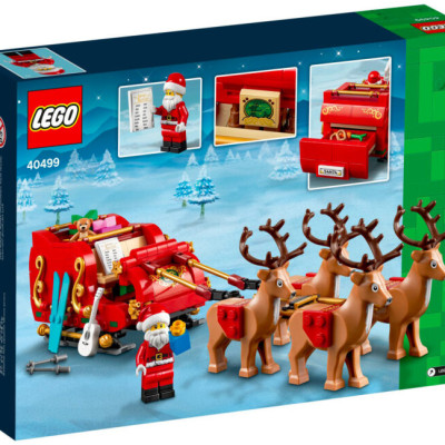 LEGO - 40499- Bộ Xe Trượt Tuyết Ông Già Noel