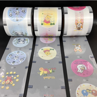 Cuộn Màng Dập Cốc, Dập Ly Trà Sữa, Trà Chanh, Nước Hoa Quả Bám Dính Chắc Chắn Giao Hình Ngẫu Nhiên hàng chính hãng