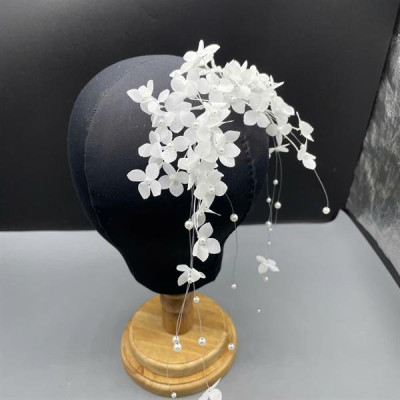 Cài tóc cô dâu hoa nhỏ cho tóc búi mẫu đẹp mới t10