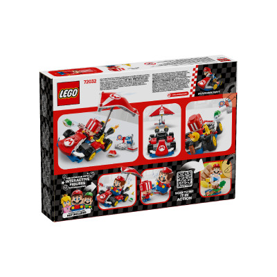 LEGO SUPER MARIO 72032 Đồ Chơi Lắp Ráp Xe Kart Tiêu Chuẩn (174 Chi Tiết)