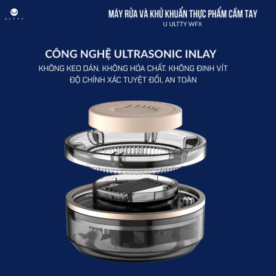 Máy rửa thực phẩm cầm tay U ULTTY WFX - Hàng chính hãng