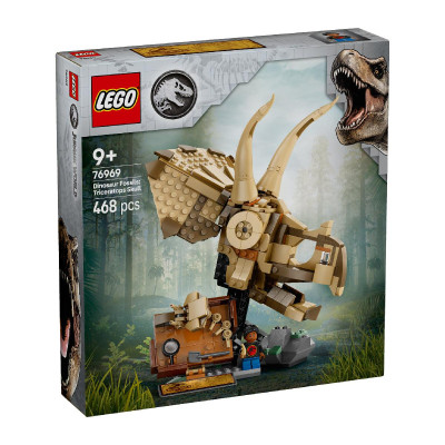 LEGO JURASSIC 76969 Đồ Chơi Lắp Ráp Đầu Khủng Long Ba Sừng (468 chi tiết)