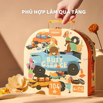 Đồ Chơi Ghép Hình Mideer Vali Gift Box Puzzle, Đồ Chơi Trẻ Em Thông Minh Nhiều Chủ Đề