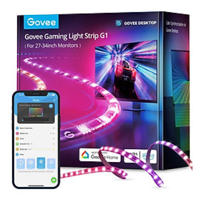 Dây đèn LED trang trí hỗ trợ trải nghiệm chơi game Govee Gaming Light Strip G1 H6609 | 27″- 34″ PCs