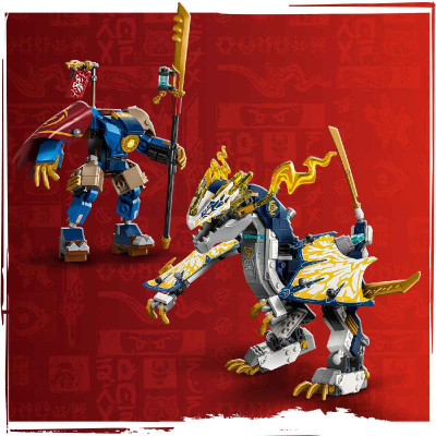 LEGO NINJAGO 71843 Đồ Chơi Lắp Ráp Rogue Và Cỗ Máy Rồng Chiến Đấu (584 chi tiết)