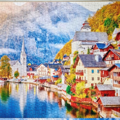 Tinh Khôi - Bộ Tranh Ghép Hình Minh Châu 1500 Mảnh Kích Thước 60x80cm