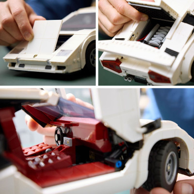 LEGO ICONS 10337 Đồ Chơi Lắp Ráp Lamborghini Countach 5000 Quattrovalvole (1506 chi tiết)