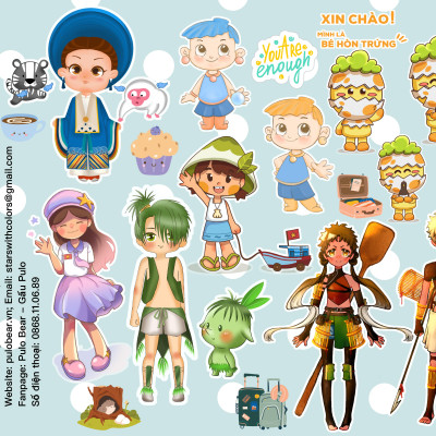 Bộ Sticker Pulo Bear