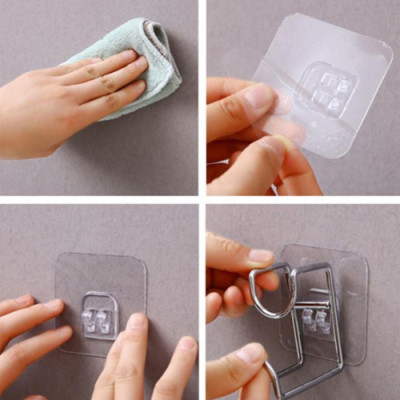 Móc treo dán tường thau chậu đa năng