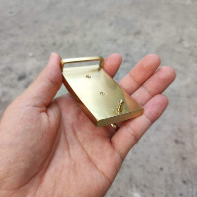 Mặt Khóa dây lưng cá sấu THÉP KHÔNG GỈ hình cá sấu rất đẹp!