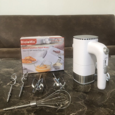 Máy trộn bột, đánh trứng, tạo bọt 3 trong 1 Biolomix BM688 - Công suất 500W - HÀNG NHẬP KHẨU