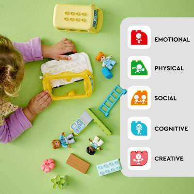 LEGO DUPLO 10988 Đồ chơi lắp ráp Xe buýt di động (16 chi tiết)