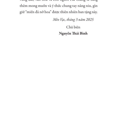 Hà Giang miền đá nở hoa - bản in 2025