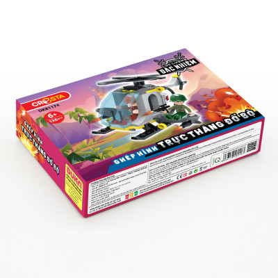 Đồ Chơi: Ghép Hình - Lực Lượng Đặc Nhiệm_ Trực Thăng Đổ Bộ DK81174