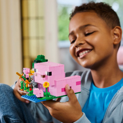 Đồ Chơi Lắp Ráp Ngôi Nhà Của Những Chú Heo Con LEGO MINECRAFT 21268 (238 Chi Tiết)