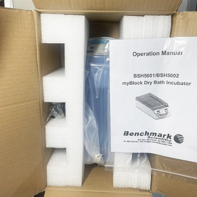 Máy ủ nhiệt khô Benchmark BSH5002-E model BSH5002-E, sử dụng ủ ống 0.2/0.5/1.5/2ml, hàng nhập khẩu chính hãng