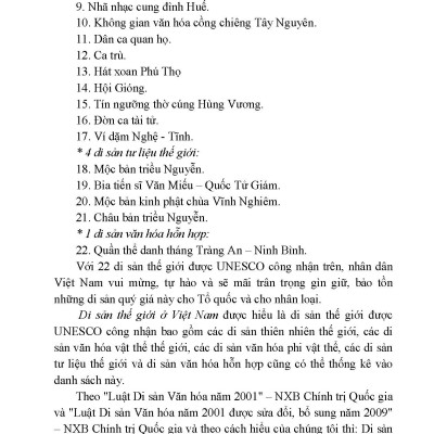 Việt Nam Với Những Di Sản Thế Giới (Tái bản)