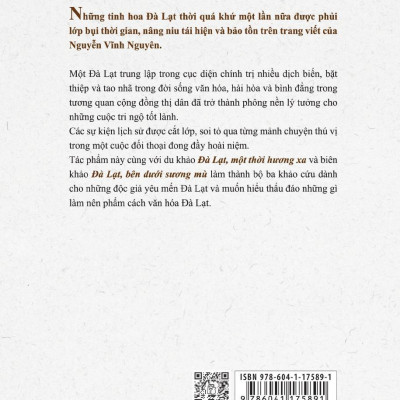 Đà Lạt, Những Cuộc Gặp Gỡ - Con Người Và Đô Thị Đà Lạt 1899 - 1975 - Biên Khảo