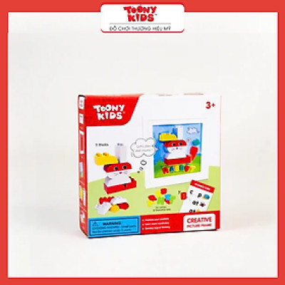 Đồ Chơi Bộ Lắp Ráp Khung Tranh Thỏ TOONYKIDS - Đồ Chơi Thông Minh Cho Bé - Creative Picture Farme TN00422 [Tặng Kèm Sticker]